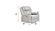 Challenger Ice Faux Leather Reclining Chair by Galaxy Furniture