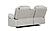 Challenger Ice Faux Leather Reclining Loveseat by Galaxy Furniture