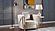Chanelle Beige Thick Velvet Fabric Upholstered Chair by Galaxy Furniture