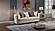 Chanelle Beige Thick Velvet Fabric Upholstered Sofa & Loveseat by Galaxy Furniture
