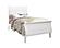 Charlie White Twin Bed w/LED by Global Furniture