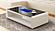 Chelsea White Coffee Table w/Built in LED by Galaxy Furniture