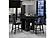 D04 Black Velvet Bar Stool by Global Furniture