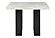 D04 White Bar Table by Global Furniture