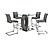 D1628 Square Bar Table by Global Furniture