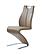 D4126DC Brown PU Leatherette /Cappuccino Trim Dining Chair (Set of 2) by Global Furniture