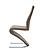 D4126DC Brown PU Leatherette /Cappuccino Trim Dining Chair (Set of 2) by Global Furniture