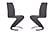 Dining Chair D9002DC-GR (Set of 2) Grey PU by Global Furniture