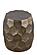 ET-101-25-18 Gold Metal End Table by Galaxy Furniture