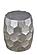 ET-101-30-18 Silver Metal End Table by Galaxy Furniture