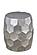 ET-101-30-18 Silver Metal End Table by Galaxy Furniture