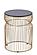 ET-901-10-16 Gold Metal End Table by Galaxy Furniture
