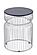 ET-901-25-16 Silver Metal End Table by Galaxy Furniture