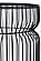 ET-901-30-16 Black Metal End Table by Galaxy Furniture