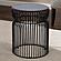 ET-901-30-16 Black Metal End Table by Galaxy Furniture