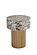 ET1207-16 Stainless Steel Base Gold End Table by Galaxy Furniture