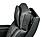 Fortuner Black Faux Leather Recliner Chair by Galaxy Furniture
