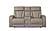 Fortuner Gray Faux Leather Reclining Sofa & Loveseat by Galaxy Furniture