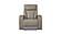 Fortuner Gray Faux Leather Recliner Chair by Galaxy Furniture