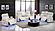 Fortuner Ice Faux Leather Reclining Sofa, Loveseat & Chair by Galaxy Furniture
