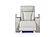 Fortuner Ice Faux Leather Recliner Chair by Galaxy Furniture