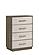 Gem Gray Wood Bedroom Set by Galaxy Furniture