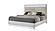 Glam White Wood Upholstered Bedroom Set by Galaxy Furniture
