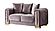 Impreza Silver Velvet Sofa, Loveseat & Chair by Galaxy Furniture