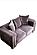 Impreza Silver Velvet Sofa, Loveseat & Chair by Galaxy Furniture