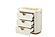 La Pierre Beige Wood Upholstered Bedroom Set by Galaxy Furniture