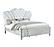 Landmark Silver Wood Upholstered Bedroom Set by Galaxy Furniture