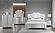 Landmark Silver Wood Upholstered Bedroom Set by Galaxy Furniture