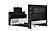 Lavish Black Wood Upholstered Bed by Galaxy Furniture