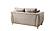 Leena Beige Upholstery Loveseat by Galaxy Furniture
