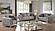 Leena Gray Sofa, Loveseat & Chair by Galaxy Furniture
