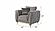 Leena Gray Chair by Galaxy Furniture