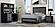 Lisbon Grey & Black Bedroom Set by Global Furniture