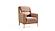 Luna Copper Thick Velvet Fabric Upholstered Chair by Galaxy Furniture