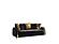Lust Black Velvet Sofa, Loveseat & Chair by Galaxy Furniture