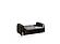 Lust Black Velvet Sofa, Loveseat & Chair by Galaxy Furniture