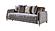 Lust Taupe Polyester Fabric Upholstery Sofa by Galaxy Furniture