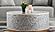 Luxe Gray Coffee Table w/Gold Base by Galaxy Furniture