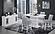 Monaco Grey/White Bar Stool by Global Furniture