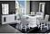 Monaco White Bar Table by Global Furniture