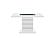 Monaco White Rectangular Bar Table by Global Furniture