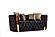 Naomi Black Velvet Sofa, Loveseat & Chair by Galaxy Furniture