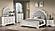 Noble Antique White Wood Bedroom Set by Galaxy Furniture