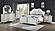 Paris Silver Wood  Bedroom Set w/LED by Galaxy Furniture