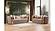 Naomi Taupe Velvet Fabric Sofa & Loveseat by Galaxy Furniture