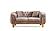 Vanessa Taupe Velvet Fabric Button-Tufted Loveseat by Galaxy Furniture